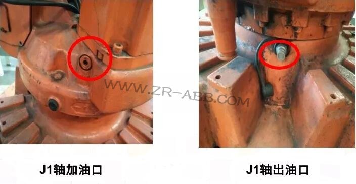 ABB機器人更換各軸潤滑油保養(yǎng)